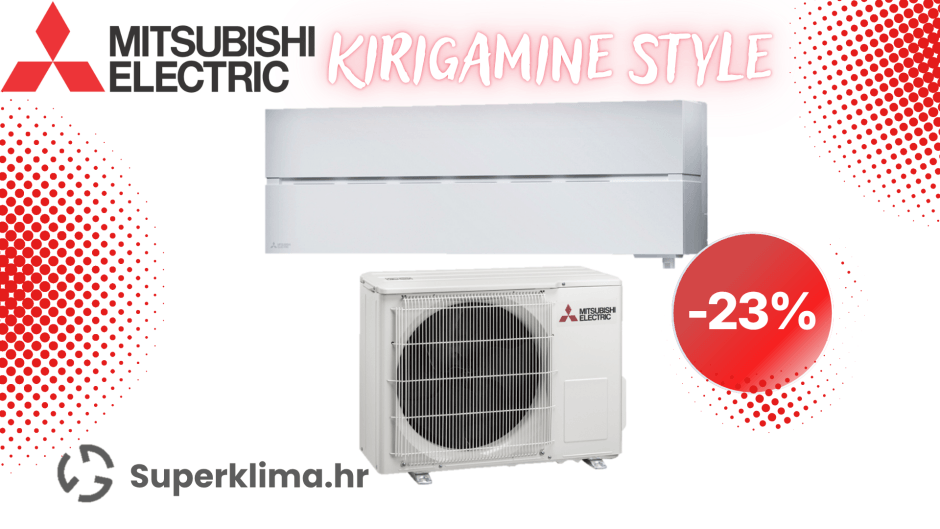 MITSUBISHI ELECTRIC KIRIGAMINE STYLE KLIMA UREĐAJ